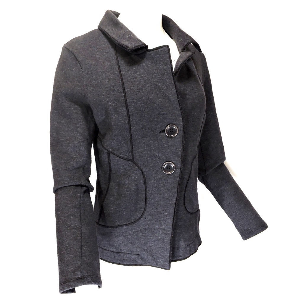 Tandem Women's Grey Cottone Fashion Jacket